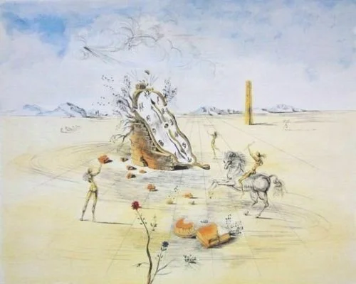 Cosmic Horseman by Salvador Dalí