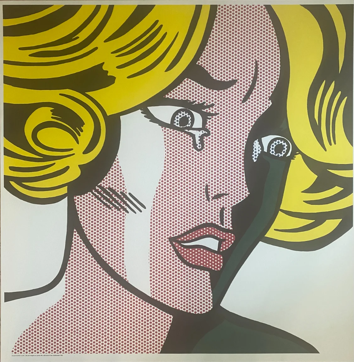 Frightened Girl by Roy Lichtenstein