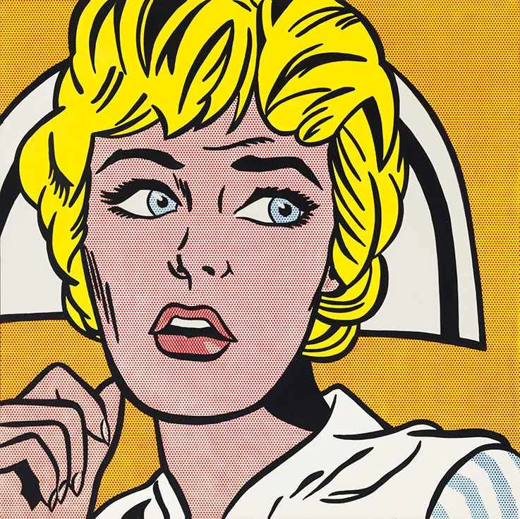 Nurse (UP) by Roy Lichtenstein