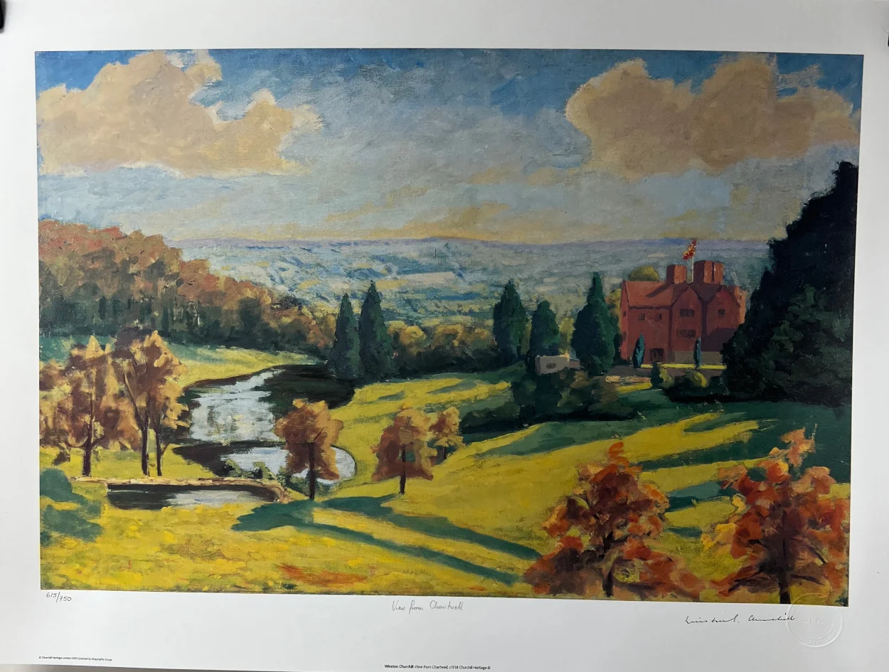 View of Chartwell by Winston Churchill